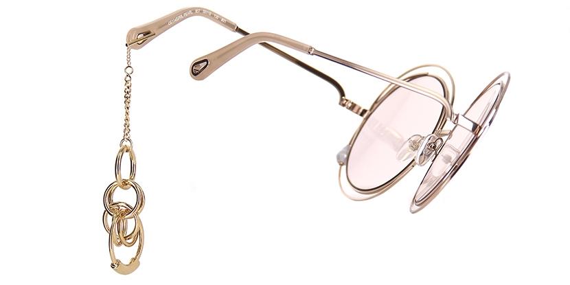 Chloe Golden Brass Jewel Reese Sunglasses Charm