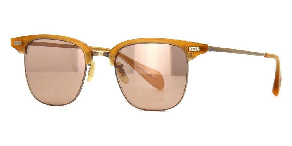 oliver peoples x the row executive i ov1172st 1171 8k limited edition matte amber tortoise